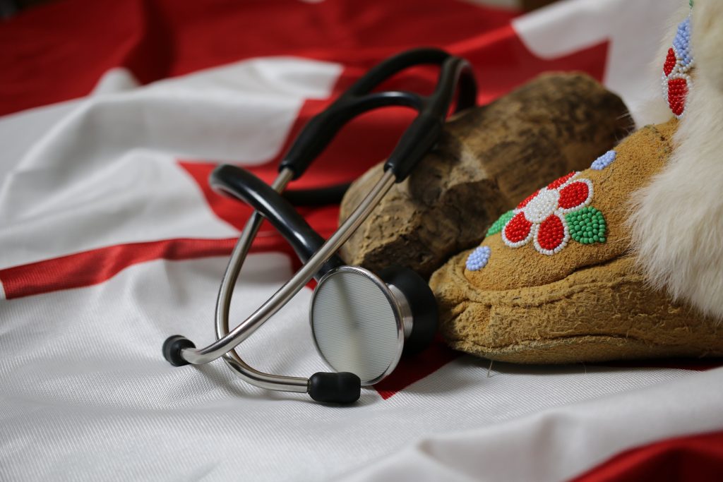 stethoscope beaded shoes