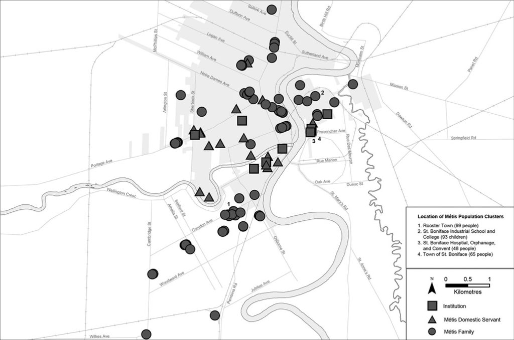 metis settlements in winnipeg 1901.