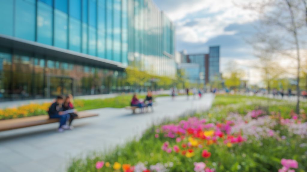 a university campus in canada