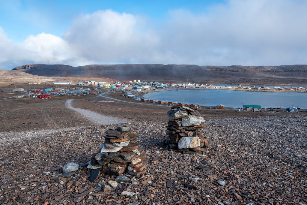 Ulukhaktok, an Inuvialuit community on Victoria Island in the Northwest Territories